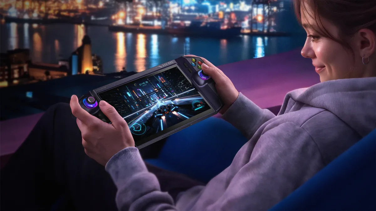 Project DualPlay Mini в режим на мини лаптоп с клавиатура