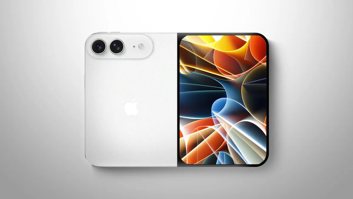 Концептуална визуализация на сгъваемия iPhone Ultra