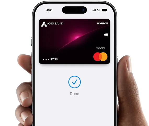 Apple Pay в Индия с карта на Axis Bank в Apple Wallet