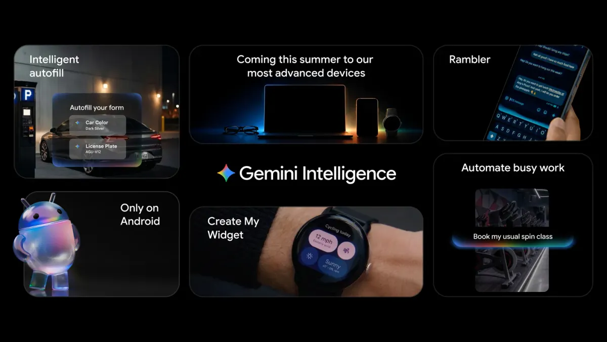 Gemini Intelligence в Android, представен на Android Show 2026
