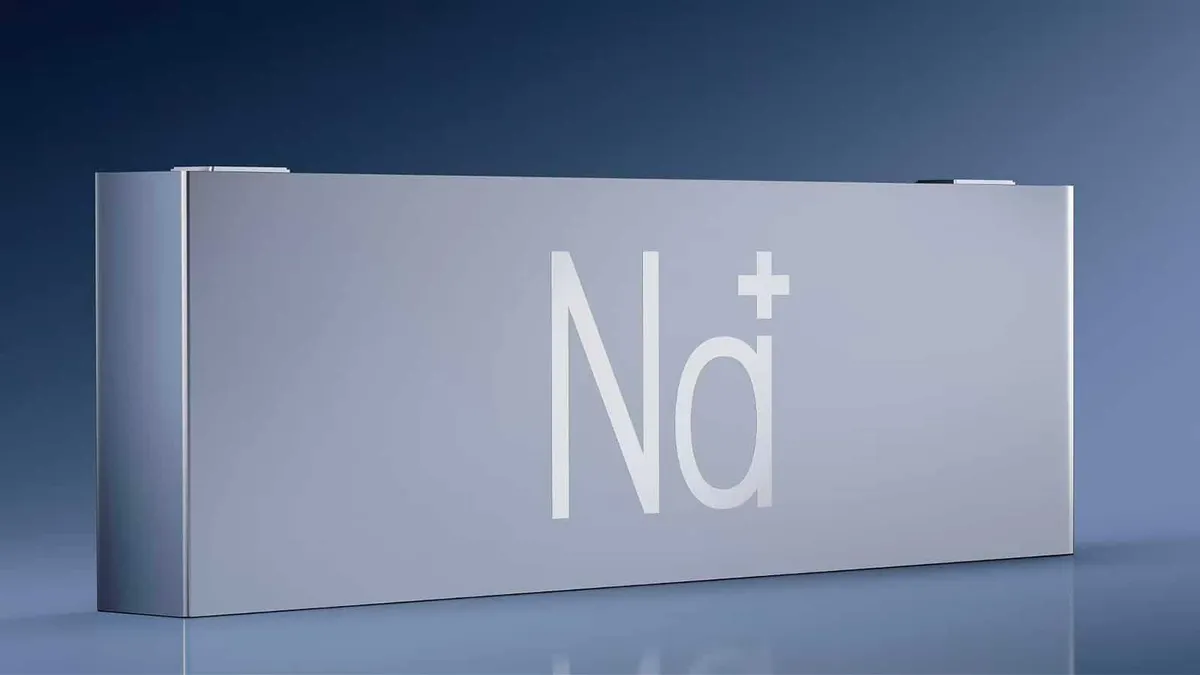 Стек от системата за съхранение Tener Sodium на CATL