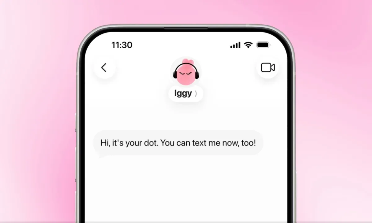 Писане на агента dot през iMessage и RCS
