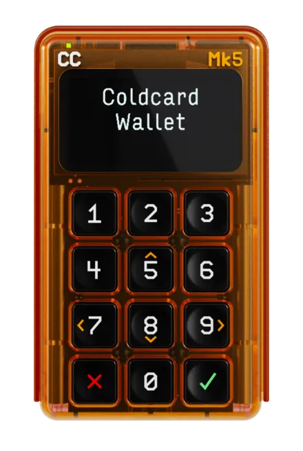 Coldcard Mk5 — един от засегнатите модели на Coinkite