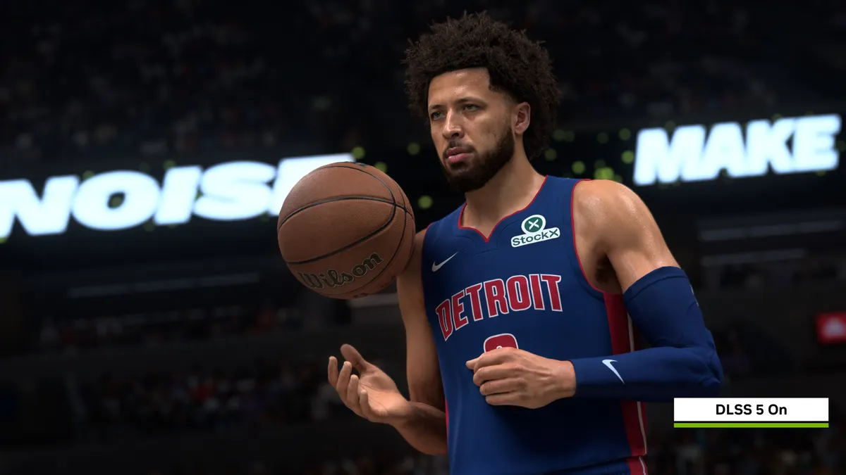Сравнение с и без DLSS 5 в NBA 2K27