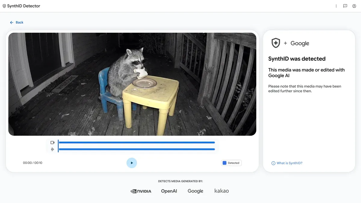 Google отвори SynthID Detector за всички