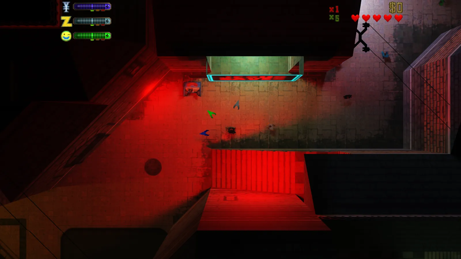 Path tracing в GTA 2 чрез RTX Remix и Direct3D 9 слой