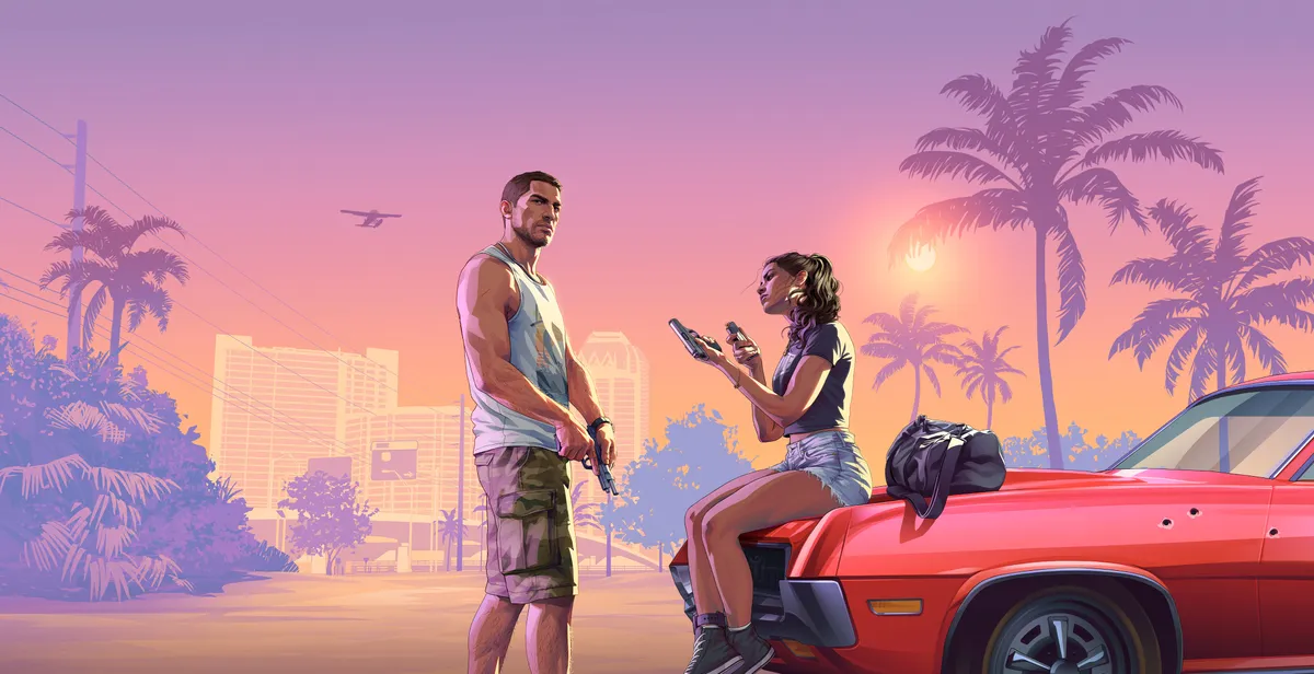 Кадър от launch трейлъра на Grand Theft Auto VI