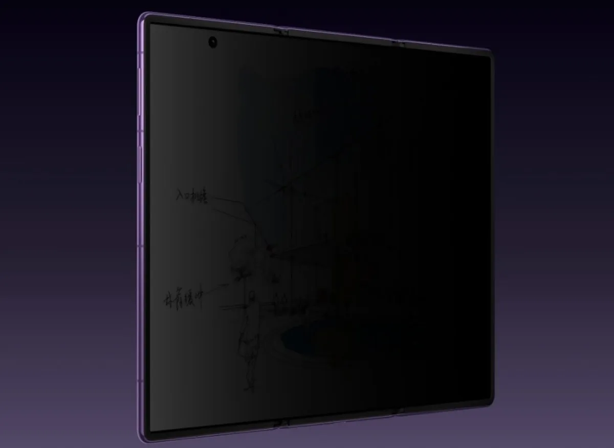 Huawei Mate XT 2 Ultimate Design в разгънат вид