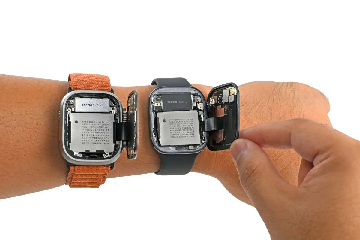iFixit за Apple Watch Series 12: 4 от 10 за ремонт