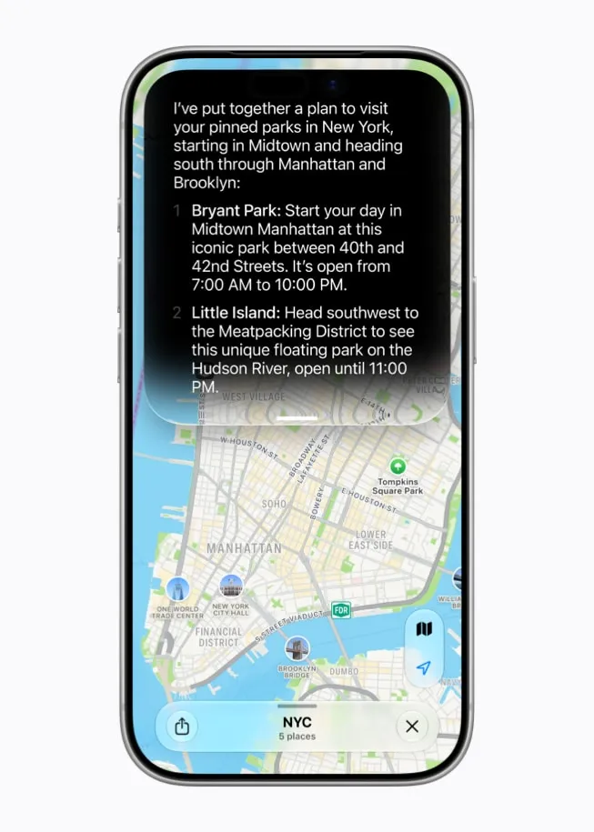 Siri AI показва личен контекст в iOS 27