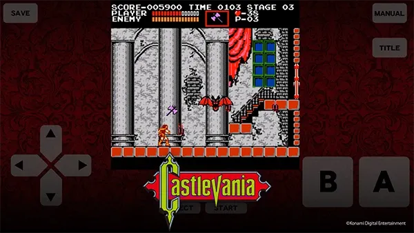 Банер на безплатното приложение Castlevania: 40th Anniversary