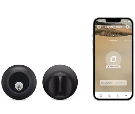 Умна брава и отключване от iPhone в приложението Home