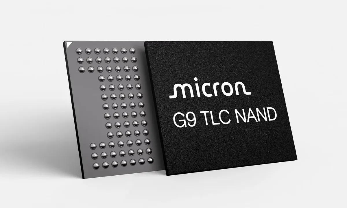 Micron G9 TLC NAND чип