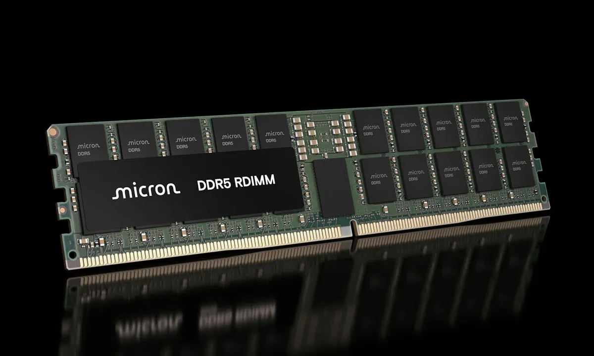 Модули Micron DDR5 RDIMM за сървъри