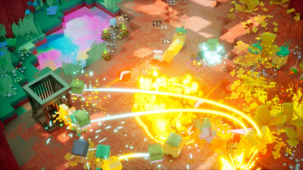 Пейзаж от новото измерение The Sift в Minecraft Dungeons II