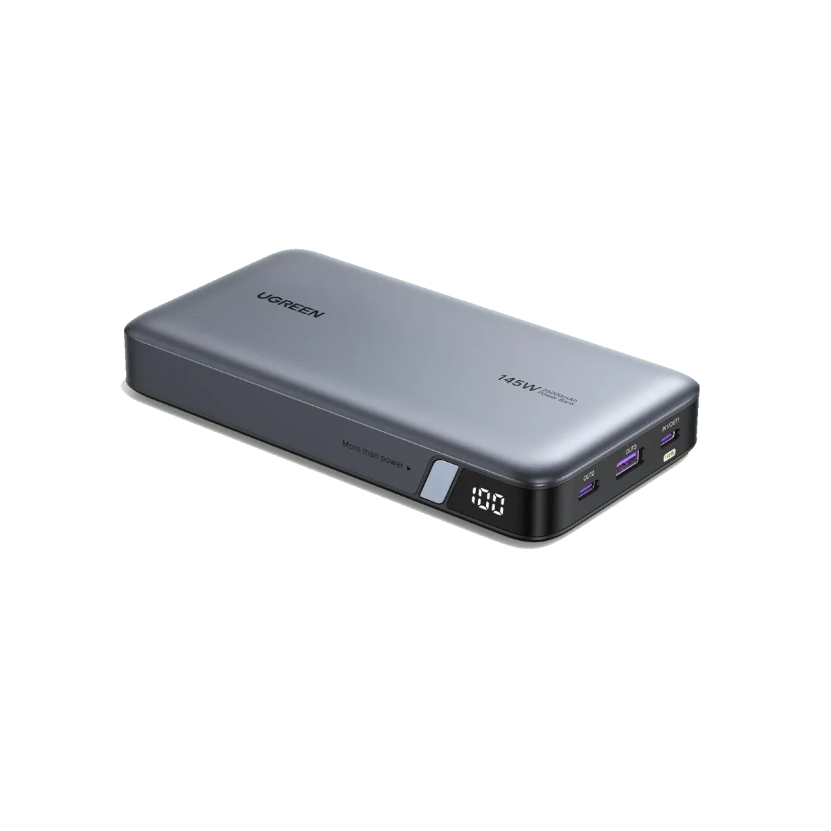 Ugreen Nexode 145W 25000mAh с LED дисплей за заряд и три порта