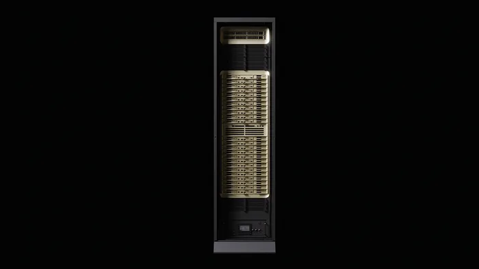 Стойка с NVIDIA Vera Rubin за научни суперкомпютри
