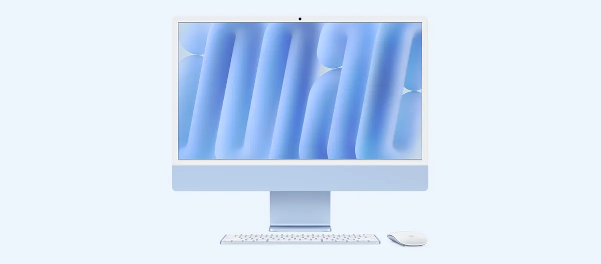 Новият iMac в седемте цвята от актуалната гама