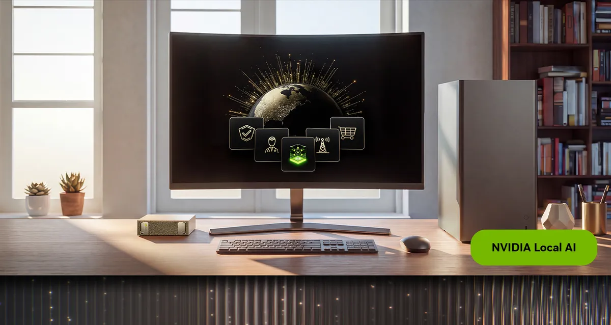 Визуализация на NVIDIA за локалните ѝ AI модели