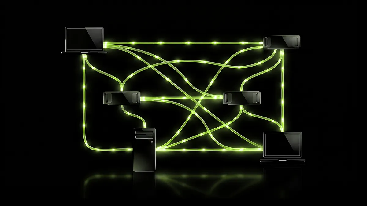 Схема на работата на NVIDIA PAIR като виртуален inference рутер в домашната мрежа