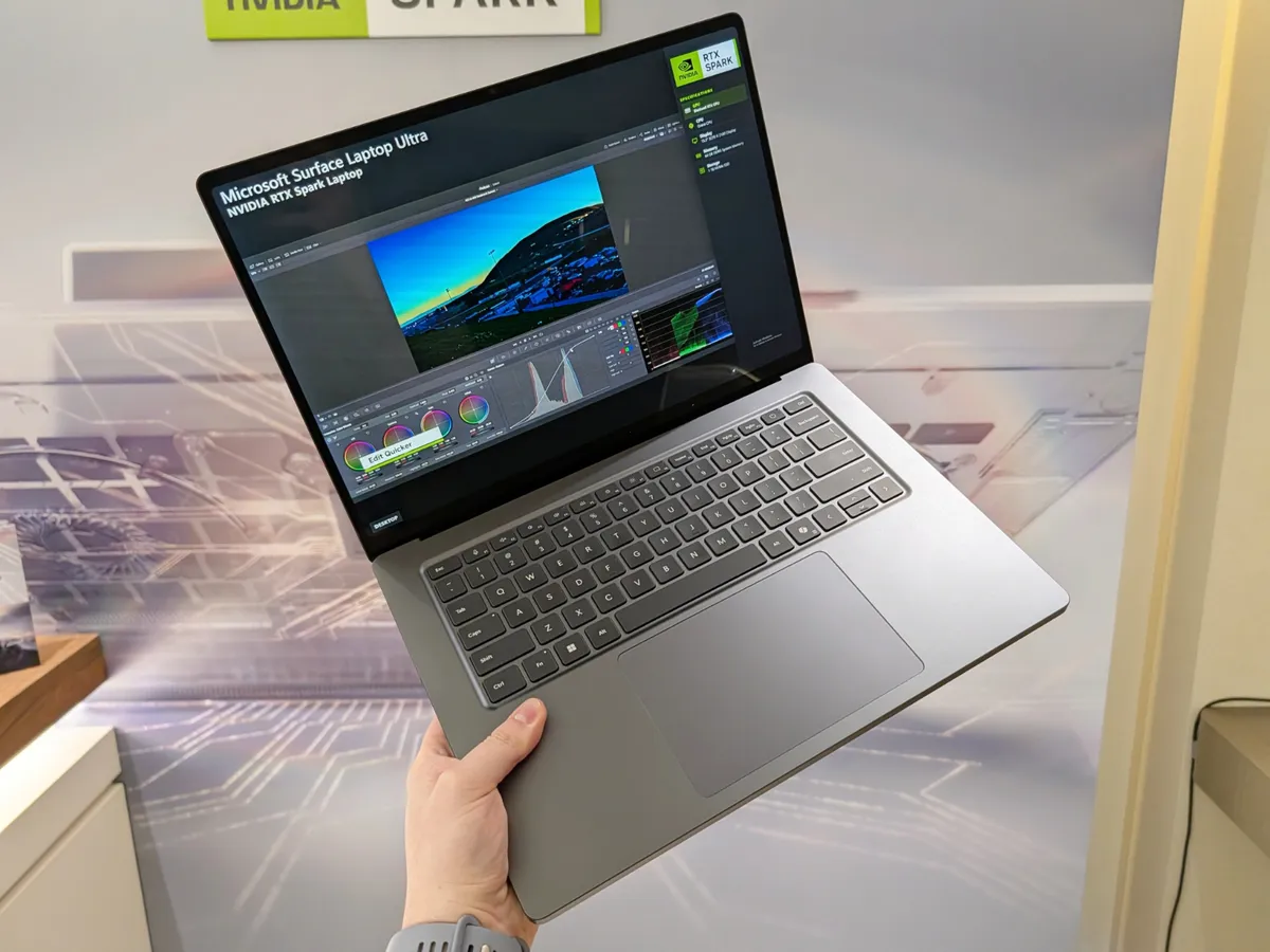 Прототипният Surface Laptop Ultra с чипа Nvidia N1X