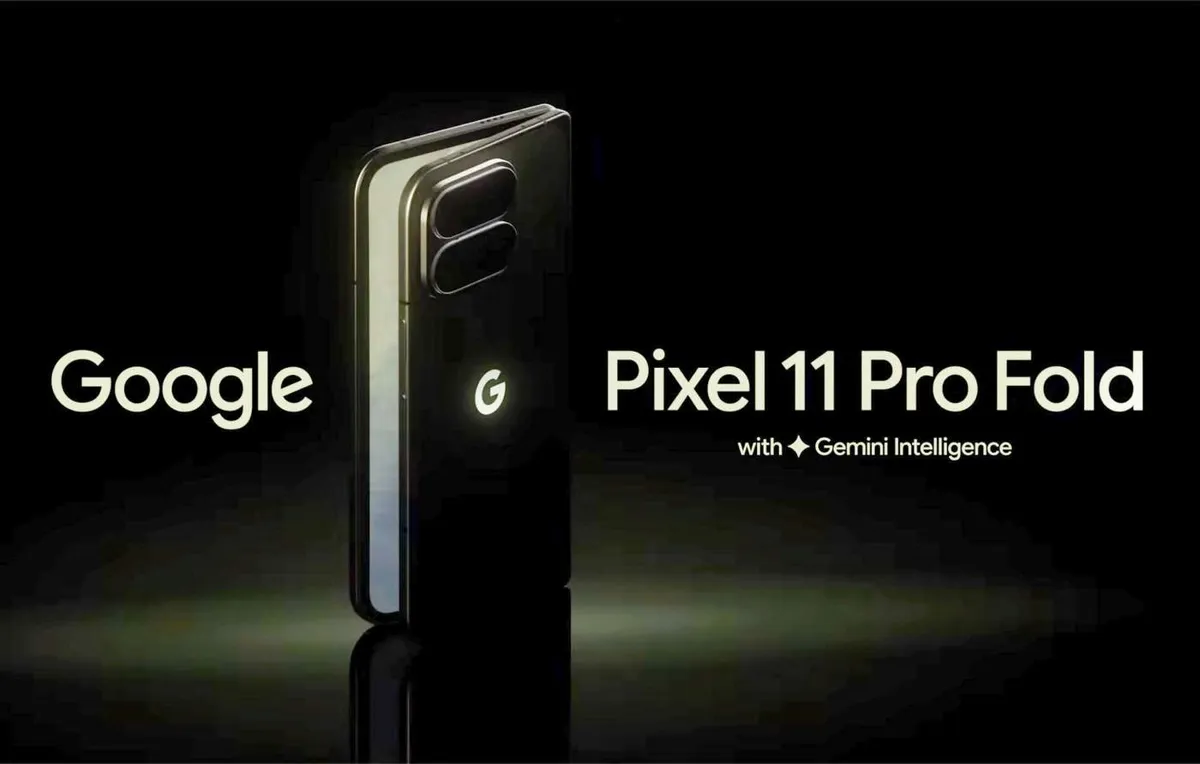 Кадър от официалния тизър на Pixel 11 Pro Fold