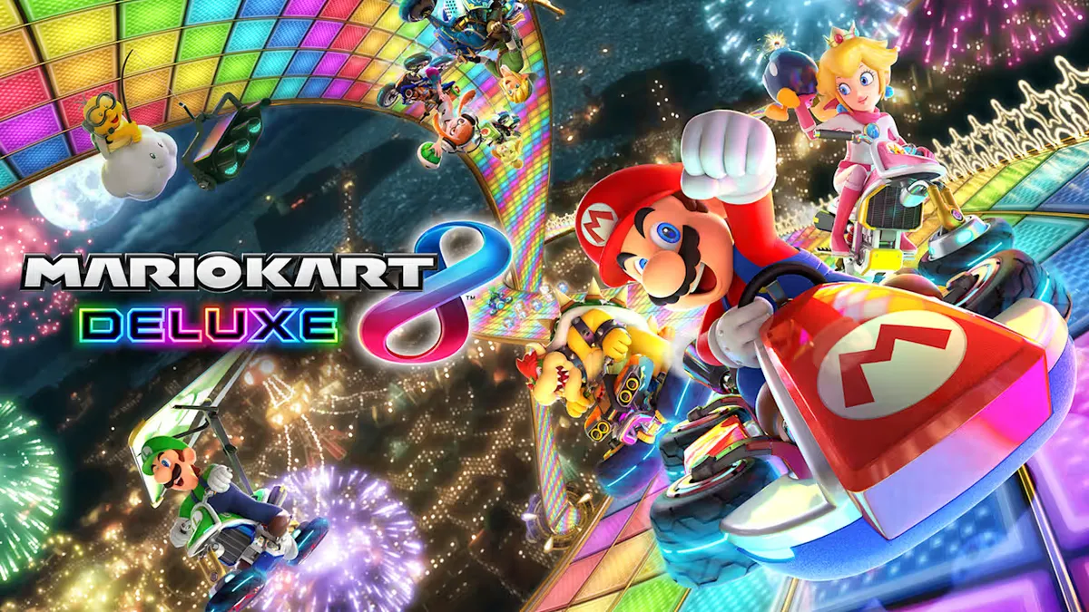 Ключово изображение на Mario Kart 8 Deluxe