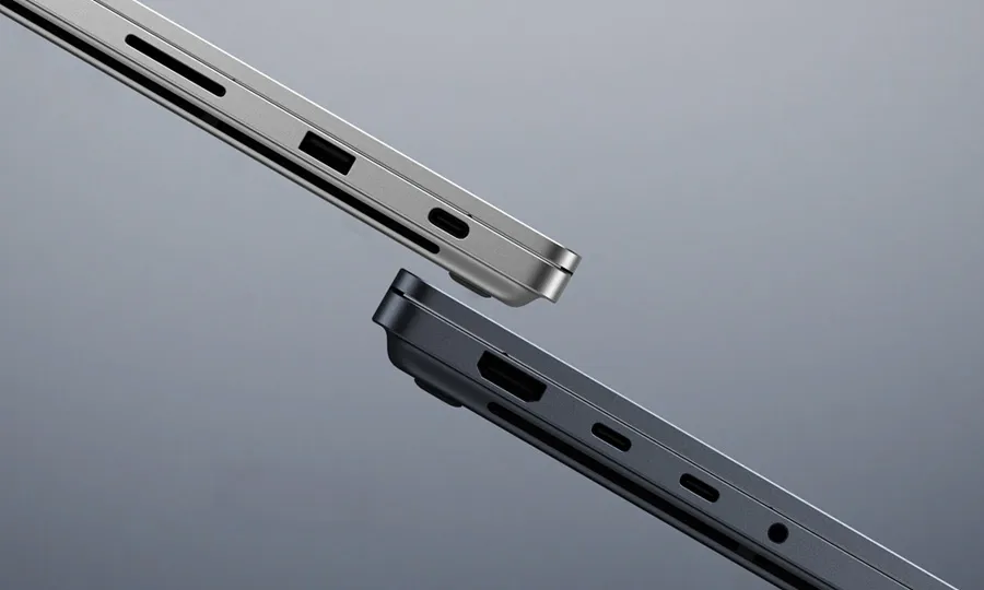 Портовете на Surface Laptop Ultra: USB-C, USB-A, HDMI и SD четец