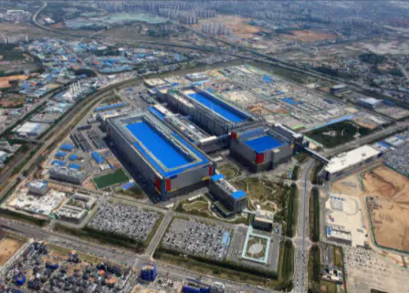 Въздушна снимка на завода на Samsung в Пхьонтхек