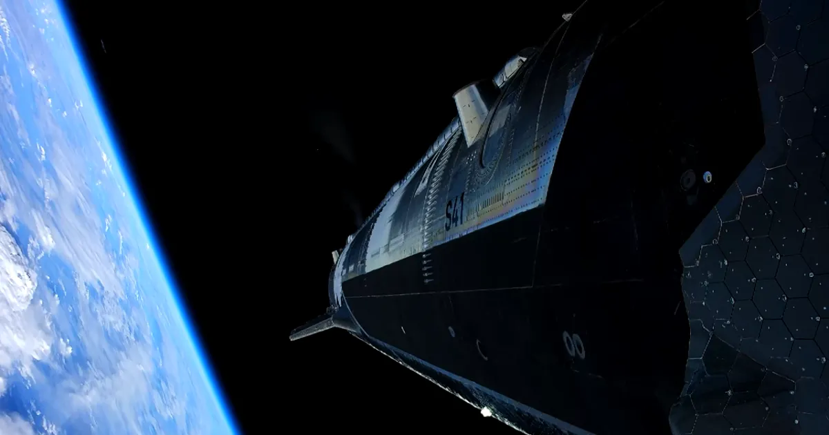 Starship достигна орбита и изведе 26 сателита Starlink