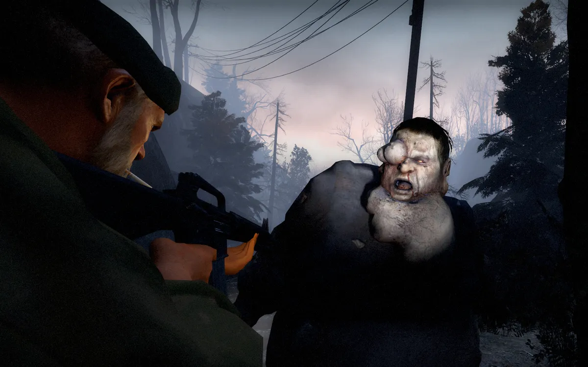 Кадър от Left 4 Dead — ранни билдове на играта са сред най-интересните находки в архива