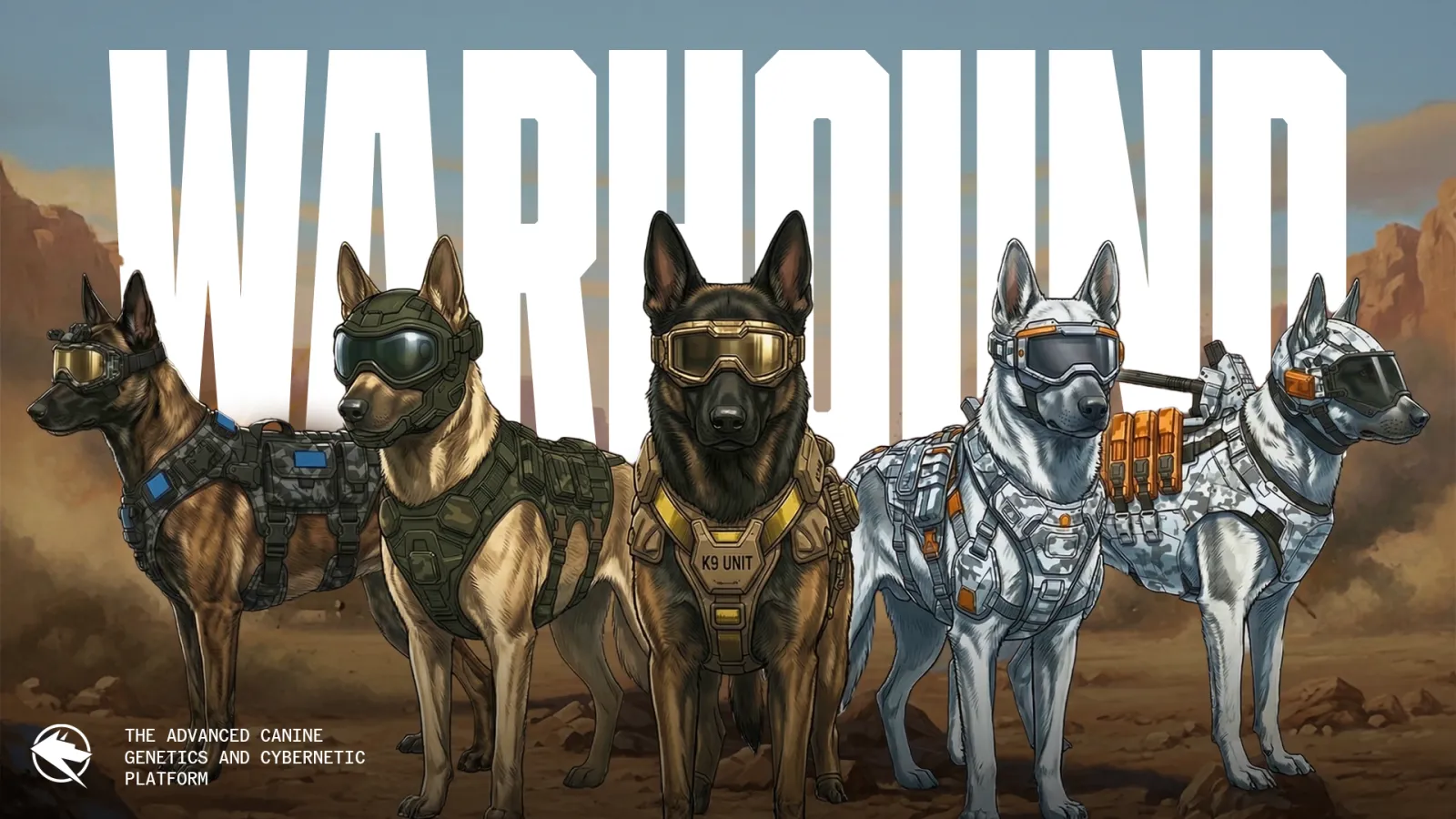 Warhound: 200 млн. за генно редактирани военни кучета