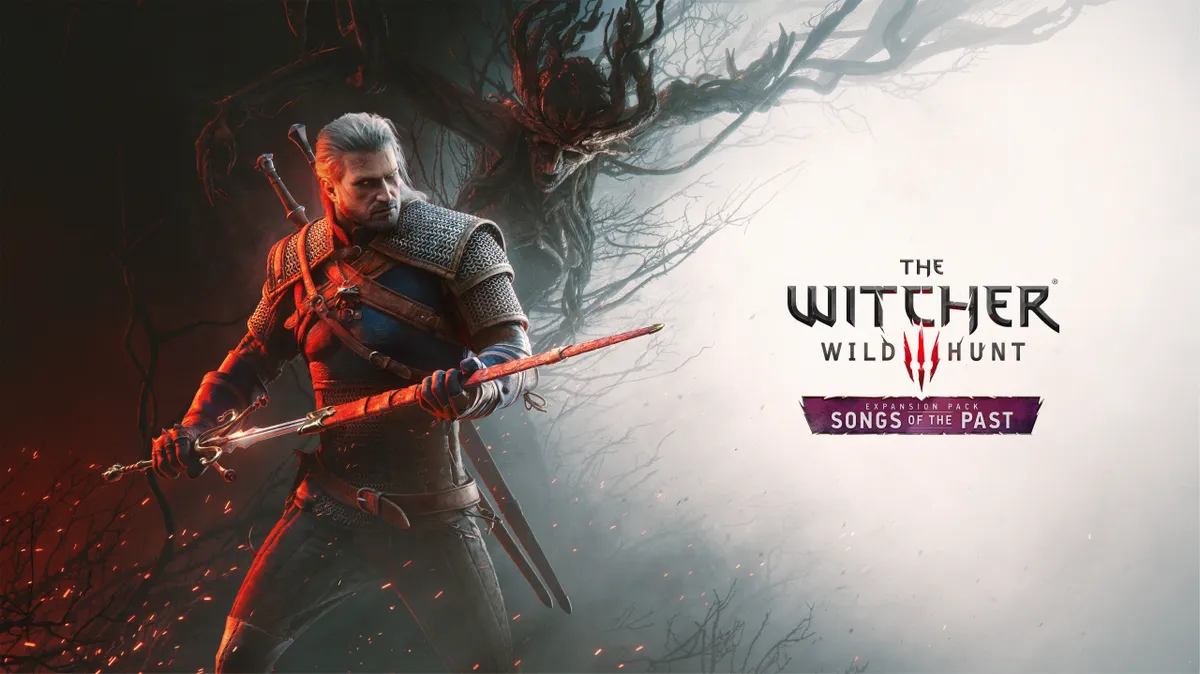 Логото на разширението Songs of the Past за The Witcher 3
