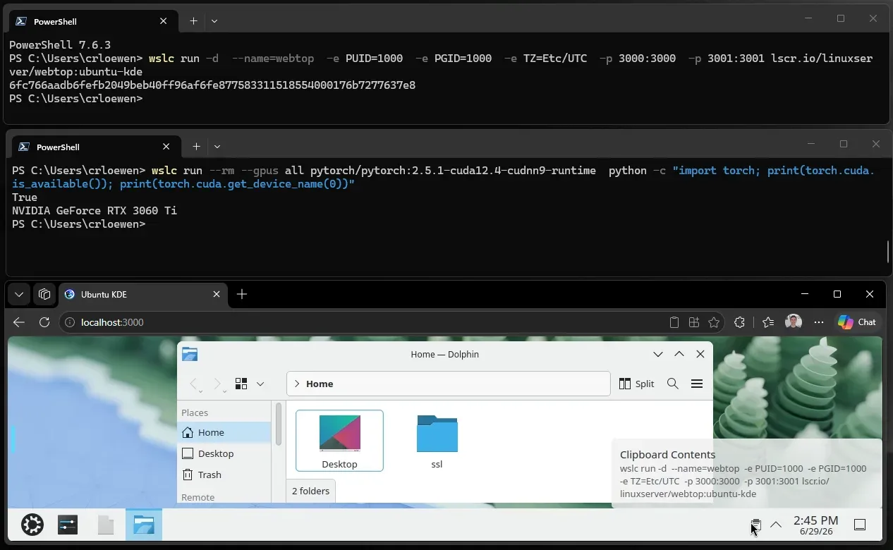 WSL вече пуска Linux контейнери без Docker Desktop