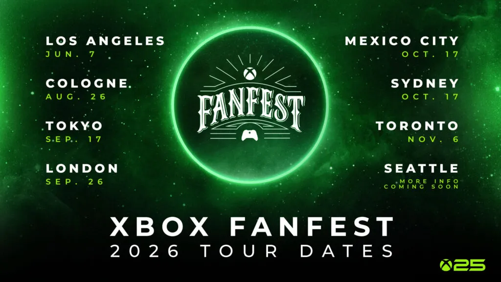 Официалната илюстрация на FanFest турнето за 25-годишнината