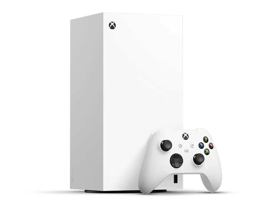 Xbox Series X All-Digital Edition в бяло