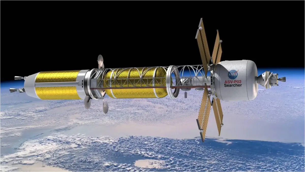 Концепция на NASA за апарат с ядрено-термичен двигател