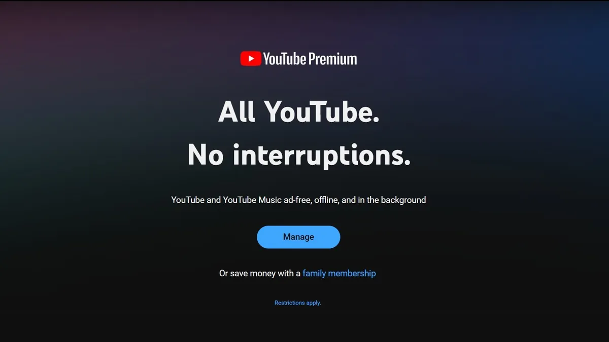 Илюстрация на поскъпването на YouTube Premium
